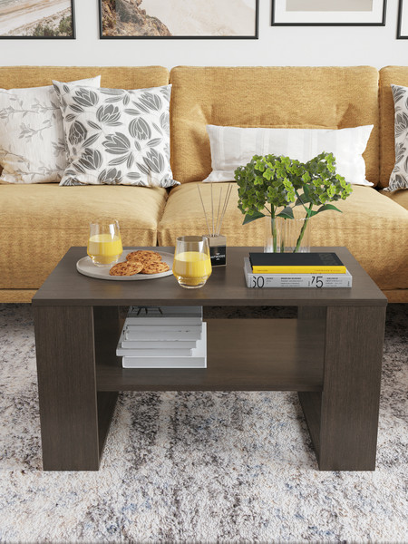 Изображение товара Журнальный столик Горизонт Мебель Квадро 2 (венге)