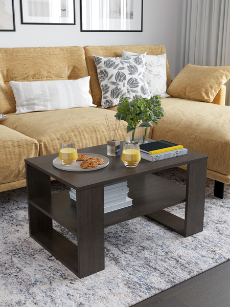 Изображение товара Журнальный столик Горизонт Мебель Квадро 2 (венге)