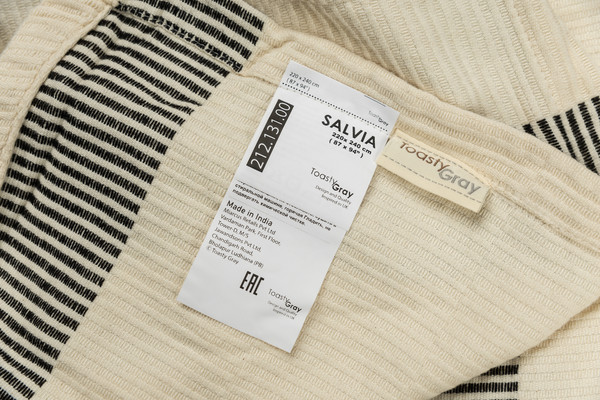 Изображение товара Плед Toasty Gray Salvia 220х240 21213100 (Blk/White)