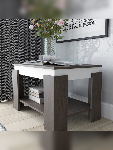 Изображение товара Журнальный столик Горизонт Мебель Квадро 3 (венге/белый)