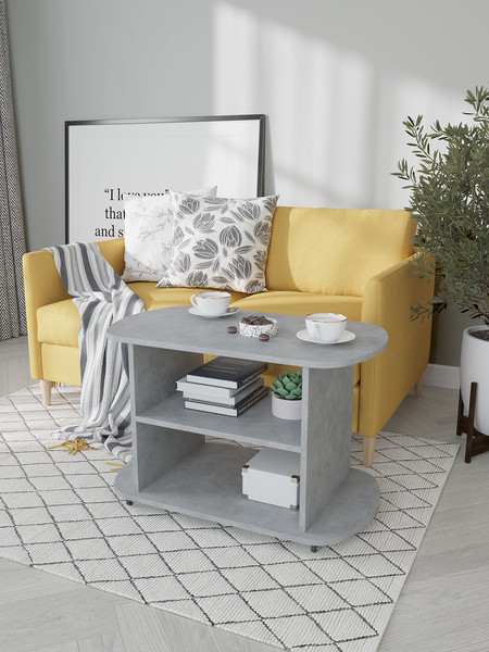 Изображение товара Журнальный столик Горизонт Мебель Marco 1 (бетон)