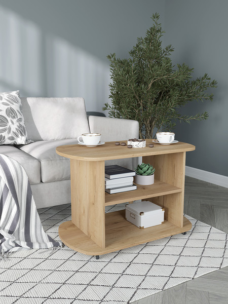 Изображение товара Журнальный столик Горизонт Мебель Marco 1 (дуб золотой крафт)