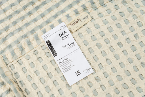 Изображение товара Покрывало Toasty Gray Oka 78531513 (серый)