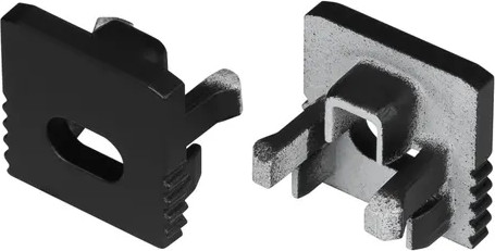 Изображение товара Заглушка для профиля Arlight SL-MINI-10 BLACK с отверстием / 049415