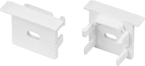 Изображение товара Заглушка для профиля Arlight SL-MINI-15-F WHITE с отверстием / 049459