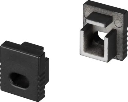 Изображение товара Заглушка для профиля Arlight SL-MINI-8 BLACK с отверстием / 030518