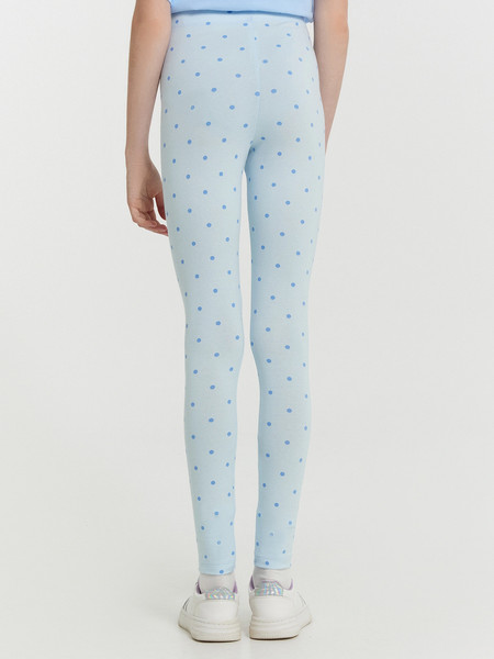 Изображение товара Леггинсы детские Mark Formelle 147719 (р.134-68, горошек на голубом)