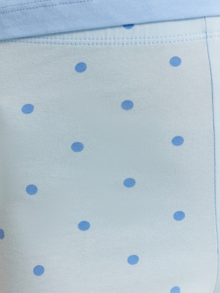 Изображение товара Леггинсы детские Mark Formelle 147719 (р.134-68, горошек на голубом)