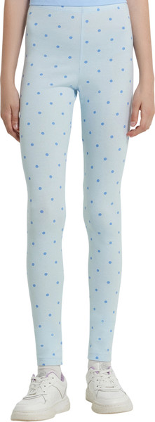 Изображение товара Леггинсы детские Mark Formelle 147719 (р.134-68, горошек на голубом)