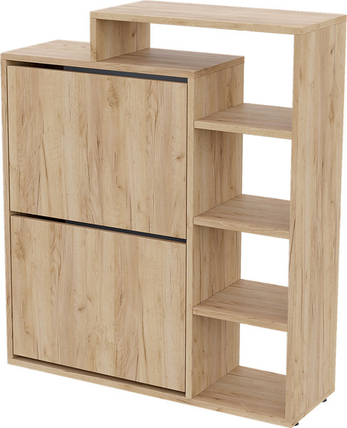 Изображение товара Тумба для обуви Горизонт Мебель Дуэт (дуб золотой крафт)