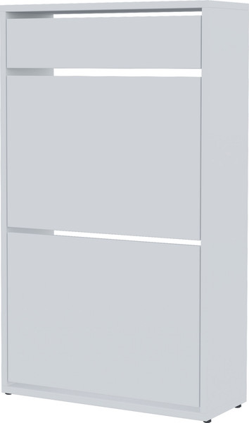 Изображение товара Тумба для обуви Горизонт Мебель Дуэт с ящиком (белый)