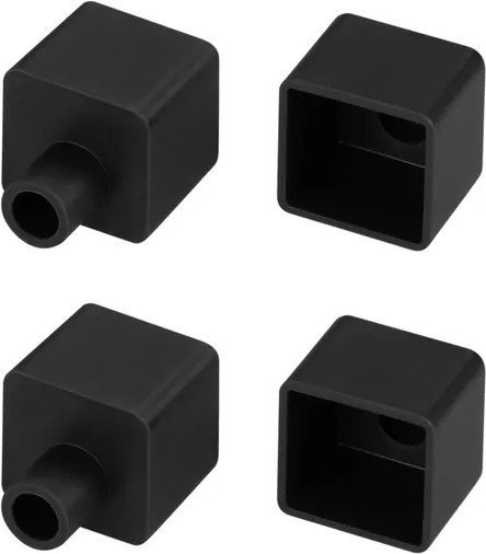 Изображение товара Заглушка для профиля Arlight WPH-FLEX-1616 BLACK с отверстием / 045873