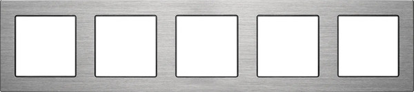 Изображение товара Рамка для выключателей и розеток Arlight FRM-PRESTO-ALS-5-GR / 043864