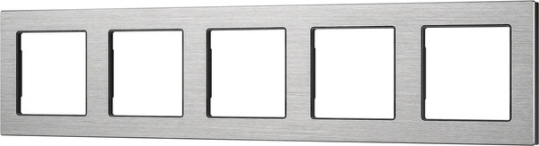 Изображение товара Рамка для выключателей и розеток Arlight FRM-PRESTO-ALS-5-GR / 043864