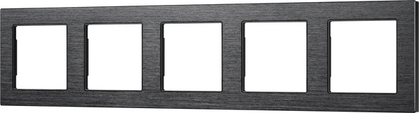 Изображение товара Рамка для выключателей и розеток Arlight FRM-PRESTO-ALS-5-BK / 043865