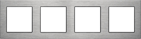 Изображение товара Рамка для выключателей и розеток Arlight FRM-PRESTO-ALS-4-GR / 043863