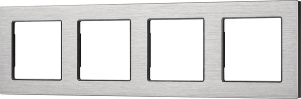 Изображение товара Рамка для выключателей и розеток Arlight FRM-PRESTO-ALS-4-GR / 043863