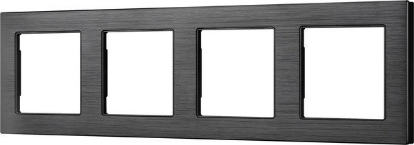 Изображение товара Рамка для выключателей и розеток Arlight FRM-PRESTO-ALS-4-BK / 043862