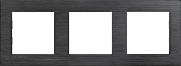 Изображение товара Рамка для выключателей и розеток Arlight FRM-PRESTO-ALS-3-BK / 043857