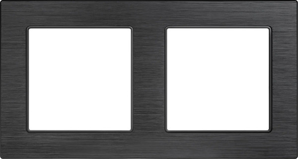 Изображение товара Рамка для выключателей и розеток Arlight FRM-PRESTO-ALS-2-BK / 043855