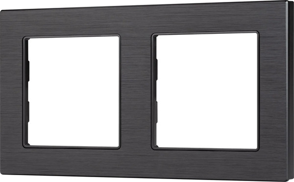 Изображение товара Рамка для выключателей и розеток Arlight FRM-PRESTO-ALS-2-BK / 043855
