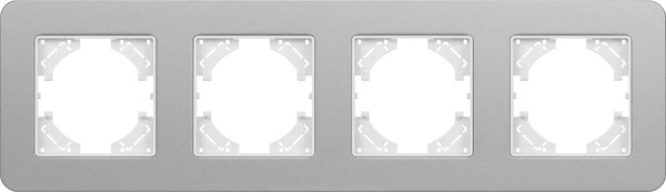 Изображение товара Рамка для выключателей и розеток Arlight FRM-AKIRY-SFAL-4-SR / 049743