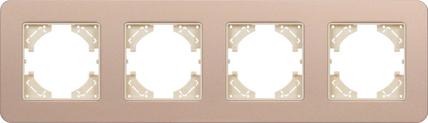 Изображение товара Рамка для выключателей и розеток Arlight FRM-AKIRY-SFAL-4-GD / 049745