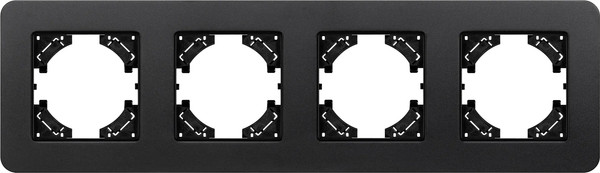 Изображение товара Рамка для выключателей и розеток Arlight FRM-AKIRY-SFAL-4-BK / 049744