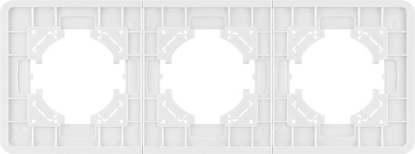 Изображение товара Рамка для выключателей и розеток Arlight FRM-AKIRY-SFAL-3-SR / 049740