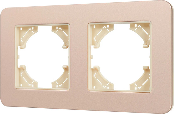 Изображение товара Рамка для выключателей и розеток Arlight FRM-AKIRY-SFAL-2-GD / 049739