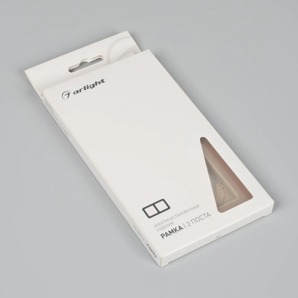 Изображение товара Рамка для выключателей и розеток Arlight FRM-AKIRY-SFAL-2-GD / 049739