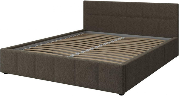 Изображение товара Двуспальная кровать Bravo Мебель Грета 160х200 без ПМ Стандарт 5 вариант (каменный)