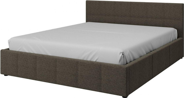 Изображение товара Двуспальная кровать Bravo Мебель Грета 160х200 без ПМ Стандарт 5 вариант (каменный)