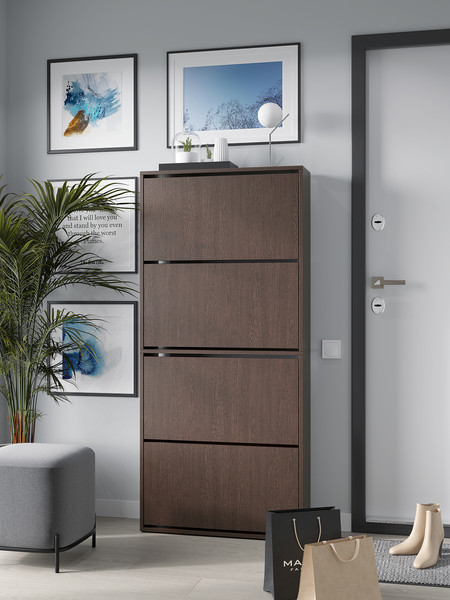 Изображение товара Тумба для обуви Горизонт Мебель Квартет (венге)