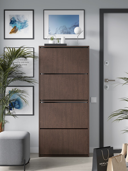 Изображение товара Тумба для обуви Горизонт Мебель Квартет (венге)