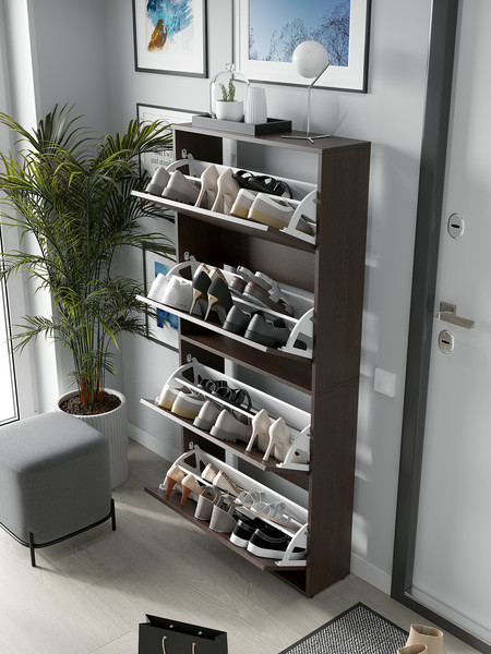 Изображение товара Тумба для обуви Горизонт Мебель Квартет (венге)