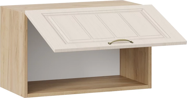 Изображение товара Шкаф под вытяжку ТриЯ Лина 1В8ГП с одной откидной дверью (дуб крафт золотой/крем)