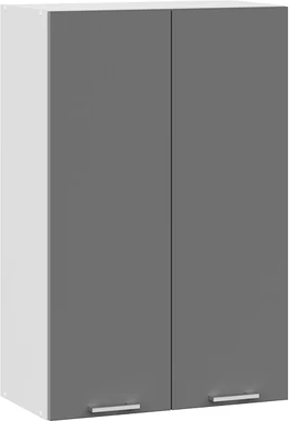 Изображение товара Шкаф навесной для кухни ТриЯ Габриэлла 1ВВ6 с двумя дверями (белый/титан)