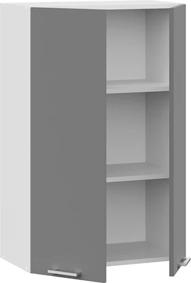 Изображение товара Шкаф навесной для кухни ТриЯ Габриэлла 1ВВ6 с двумя дверями (белый/титан)