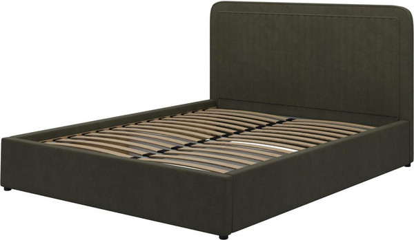 Изображение товара Двуспальная кровать Bravo Мебель Луиза 160х200 без ПМ Стандарт 2 вариант (тростниковый)