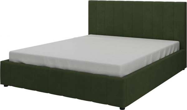 Изображение товара Полуторная кровать Bravo Мебель Нельсон 120х200 с ПМ Стандарт 1 вариант (тростниковый вертикаль)