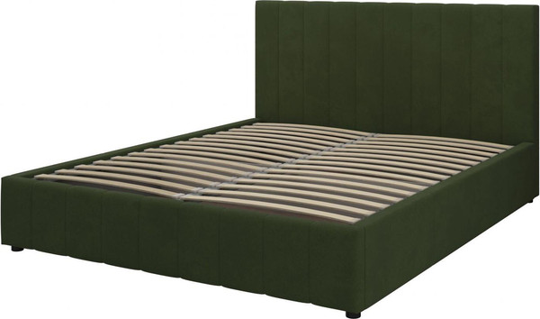 Изображение товара Полуторная кровать Bravo Мебель Нельсон 120х200 с ПМ Стандарт 1 вариант (тростниковый вертикаль)