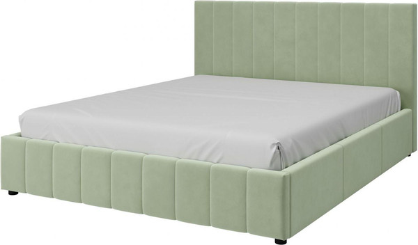 Изображение товара Двуспальная кровать Bravo Мебель Нельсон 160х200 без ПМ Стандарт 13 Вариант (зеленый самшит, вертикаль)