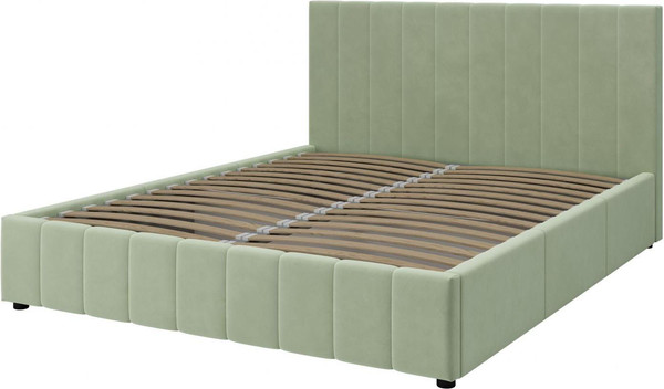 Изображение товара Двуспальная кровать Bravo Мебель Нельсон 160х200 без ПМ Стандарт 13 Вариант (зеленый самшит, вертикаль)