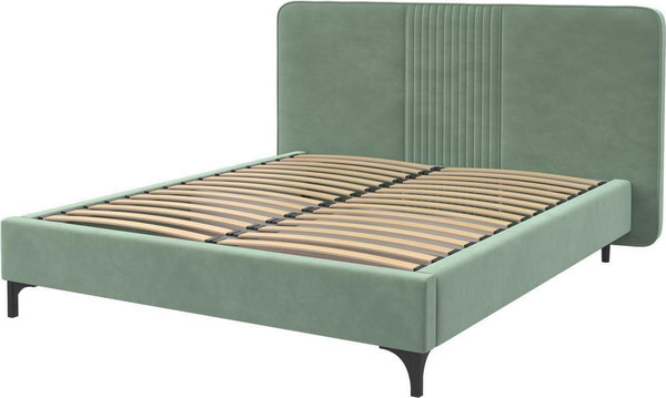 Изображение товара Двуспальная кровать Bravo Мебель Стелла-2 160х200 без ПМ Стандарт 1 вариант (мята)