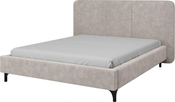 Изображение товара Двуспальная кровать Bravo Мебель Стелла-2 160х200 без ПМ Стандарт 4 вариант (жемчужно-серый)