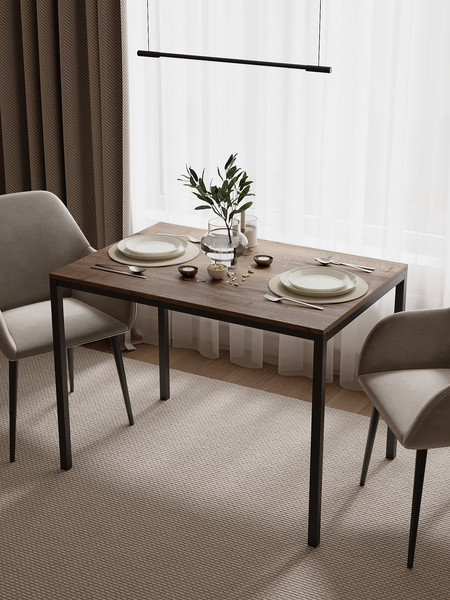 Изображение товара Обеденный стол Senira Хорс 120х80 / Х-п-12-16 (дуб веллингтон)