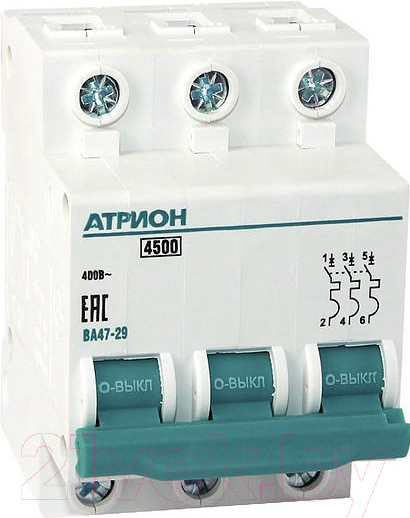 Изображение товара Выключатель автоматический Атрион VA4729-3-50B