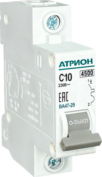 Изображение товара Выключатель автоматический Атрион VA4729-1-10C