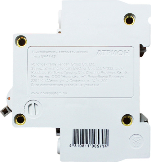 Изображение товара Выключатель автоматический Атрион VA4729-1-10C
